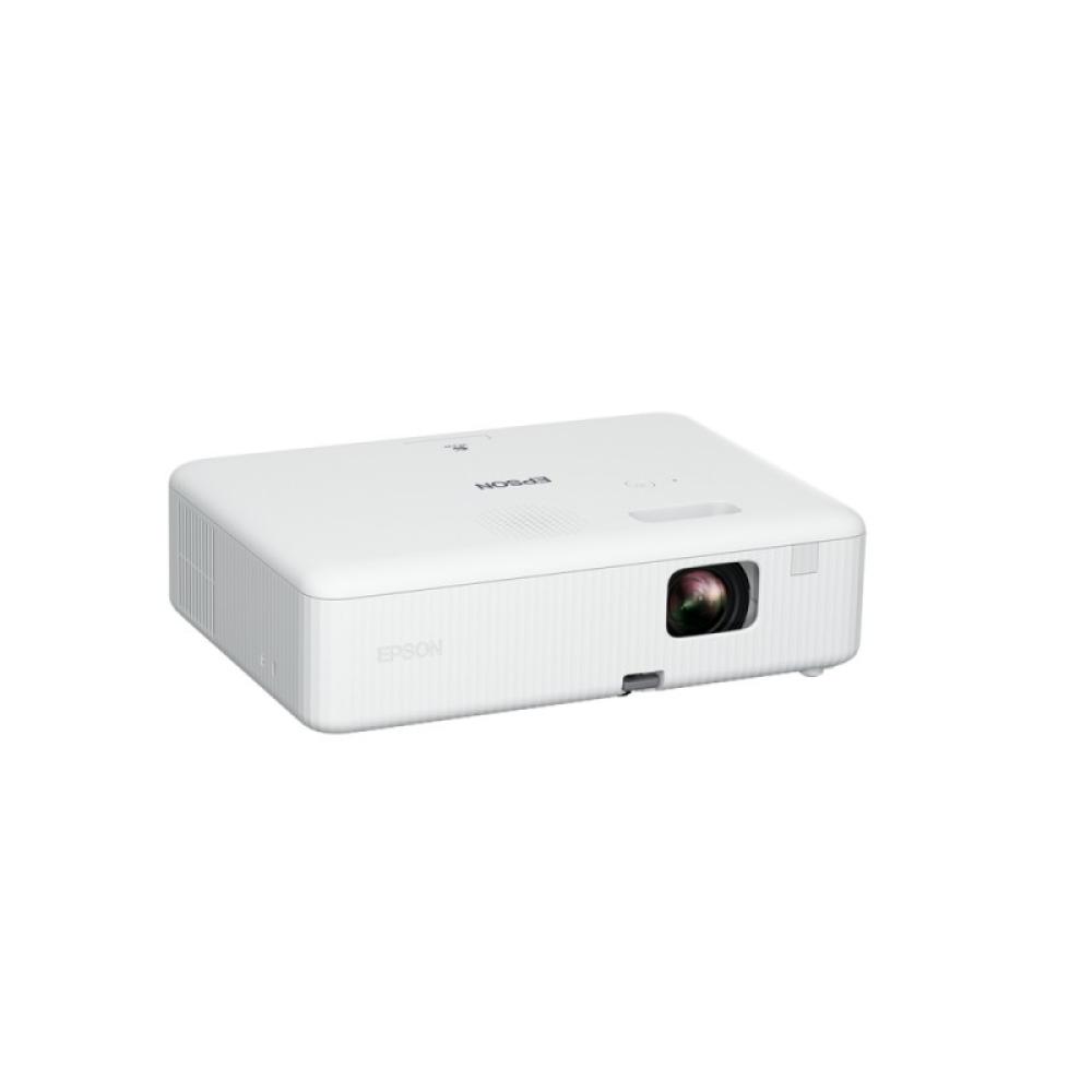 Epson - CO-W01 3000 lúmenes ANSI 3LCD WXGA (1200x800) Negro, Blanco