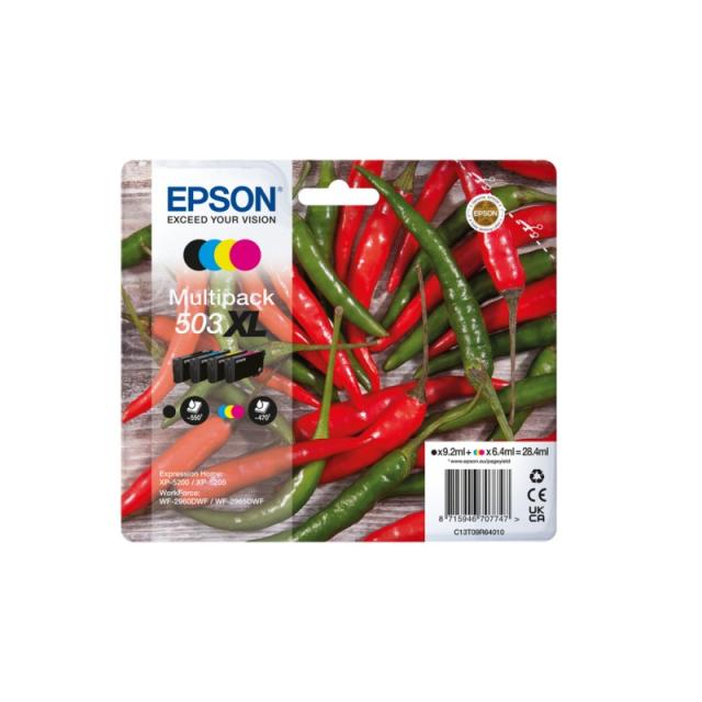Epson - C13T09R94010 cartucho de tinta 4 pieza(s) Original Alto rendimiento (XL) Negro, Cian, Magenta, Amarillo