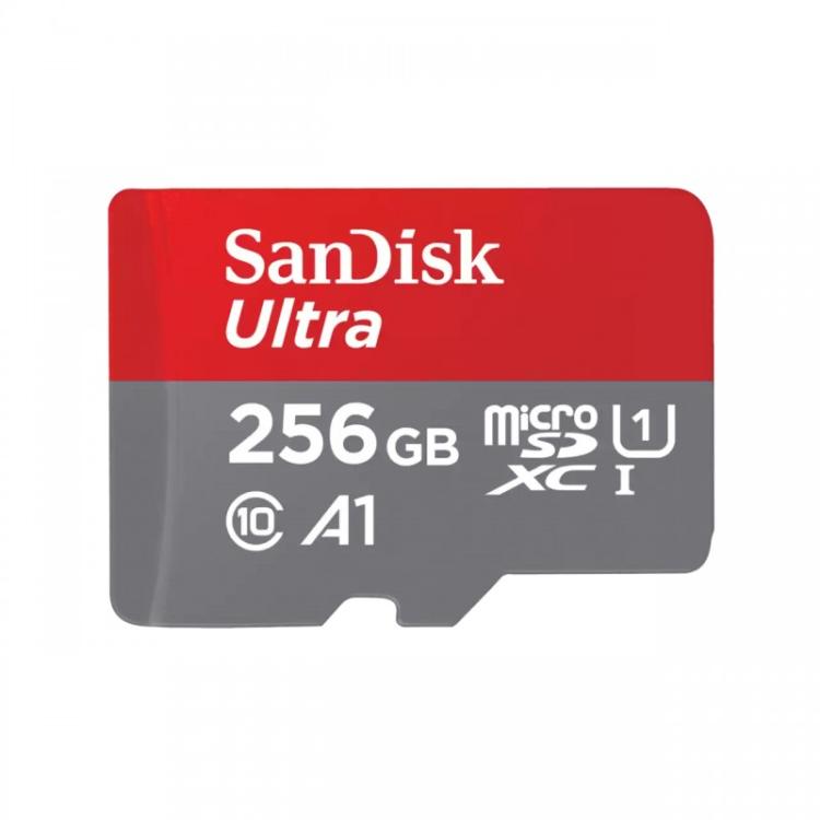 SanDisk - Ultra 256 GB MicroSDXC UHS-I Clase 10 - SDSQUAC-256G-GN6MA