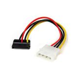 StarTech.com - Adaptador Cable 15cm Alimentación SATA Ángulo a la Izquierda 15 Pines a 4 Pines LP4