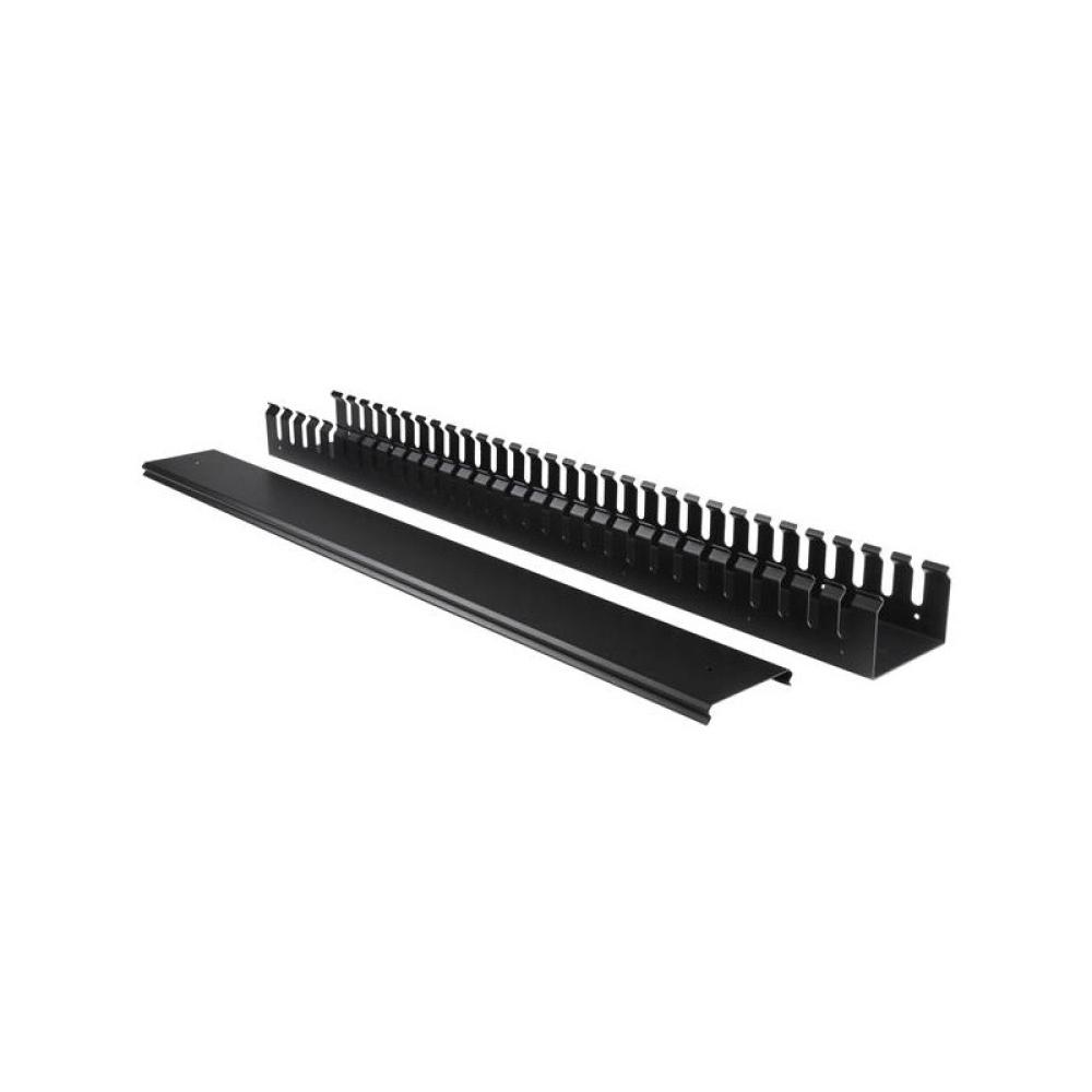 StarTech.com - Gestor Organizador Vertical de Cableado con Lengüetas - 0U - 1,8m