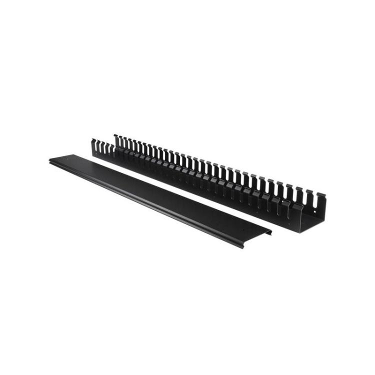 StarTech.com - Gestor Organizador Vertical de Cableado con Lengüetas - 0U - 1,8m