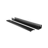 StarTech.com - Gestor Organizador Vertical de Cableado con Lengüetas - 0U - 1,8m