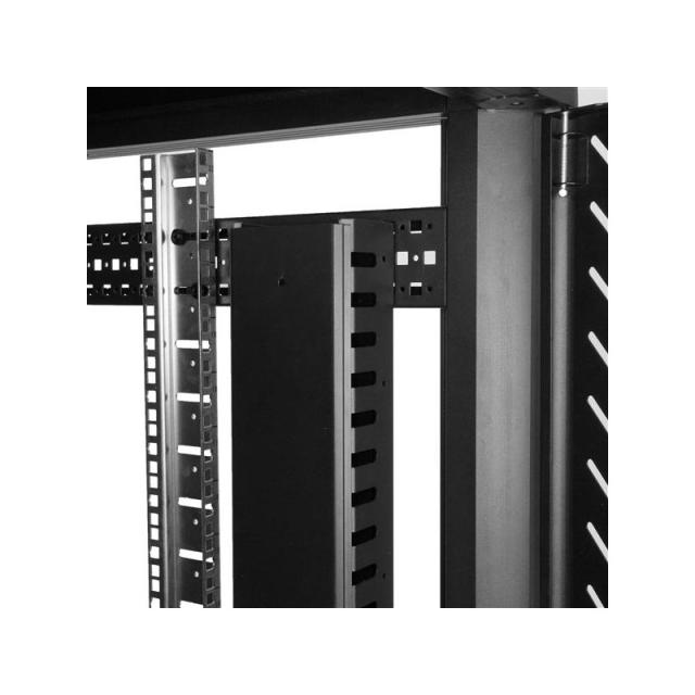 StarTech.com - Gestor Organizador Vertical de Cableado con Lengüetas - 0U - 1,8m