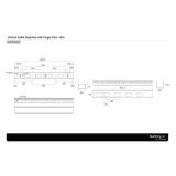 StarTech.com - Gestor Organizador Vertical de Cableado con Lengüetas - 0U - 1,8m