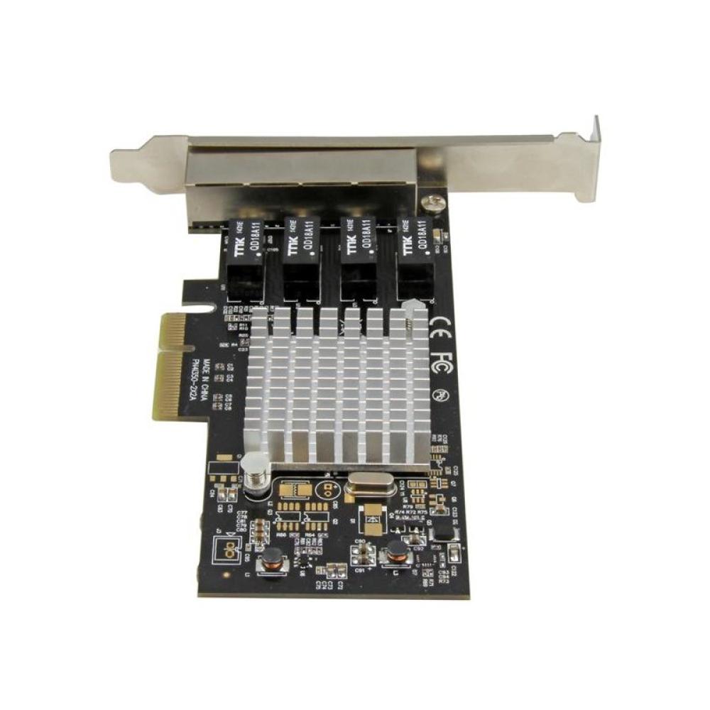StarTech.com - Tarjeta de Red PCI Express Ethernet Gigabit con 4 Puertos RJ45 Chipset Intel i350