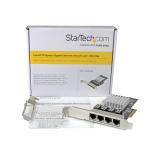StarTech.com - Tarjeta de Red PCI Express Ethernet Gigabit con 4 Puertos RJ45 Chipset Intel i350