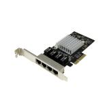 StarTech.com - Tarjeta de Red PCI Express Ethernet Gigabit con 4 Puertos RJ45 Chipset Intel i350