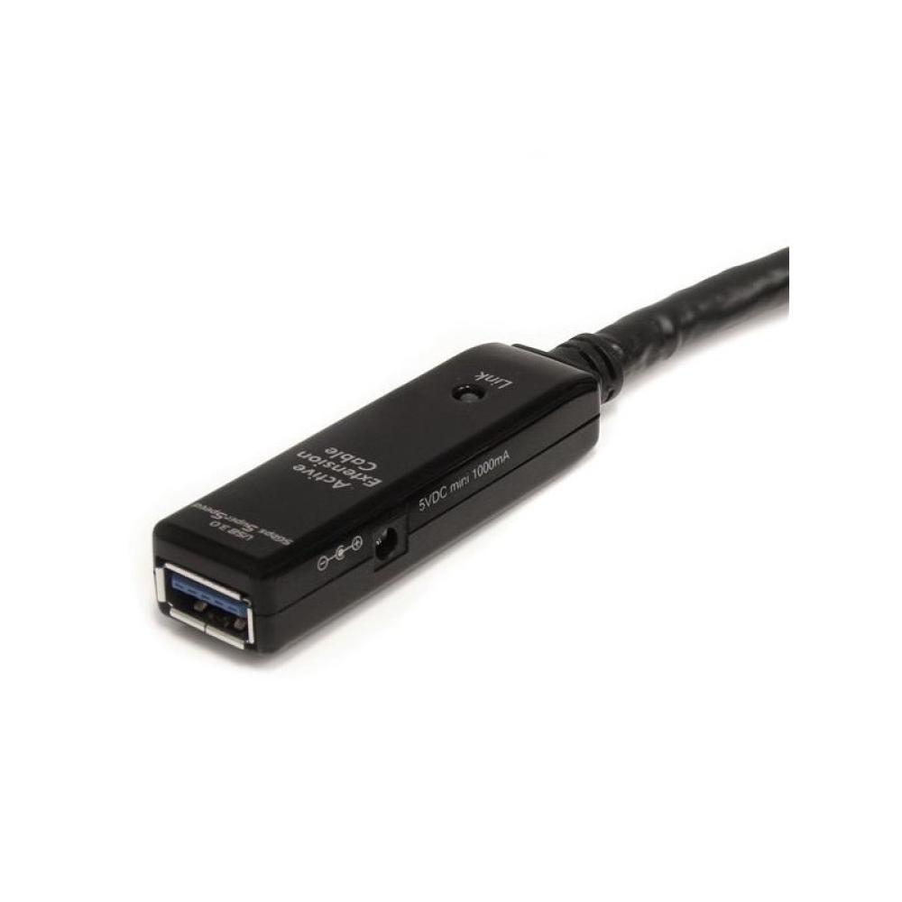 StarTech.com - Cable Extensor Alargador USB 3.0 SuperSpeed Activo de 10m - USB A Macho a Hembra - Negro