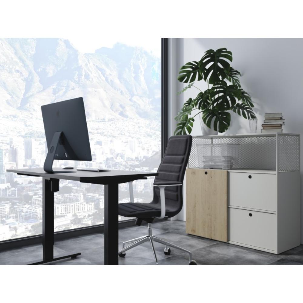 Equip - ERGO Bipedestador eléctrico con escritorio, negro