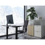 Equip - ERGO Bipedestador eléctrico con escritorio, negro