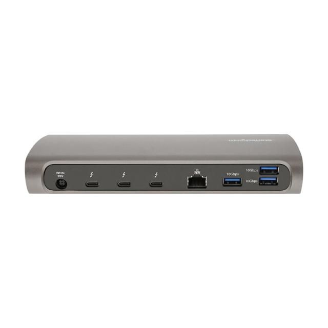StarTech.com - Docking Station Thunderbolt 4, PD de 96W, para 1 Monitor de 8K/para 2 Monitores de 4K 60Hz, 3xTB4/USB4, 4xUSB-A/S