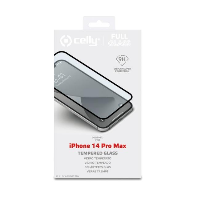Celly - FULLGLASS1027BK protector de pantalla o trasero para teléfono móvil Apple 1 pieza(s)
