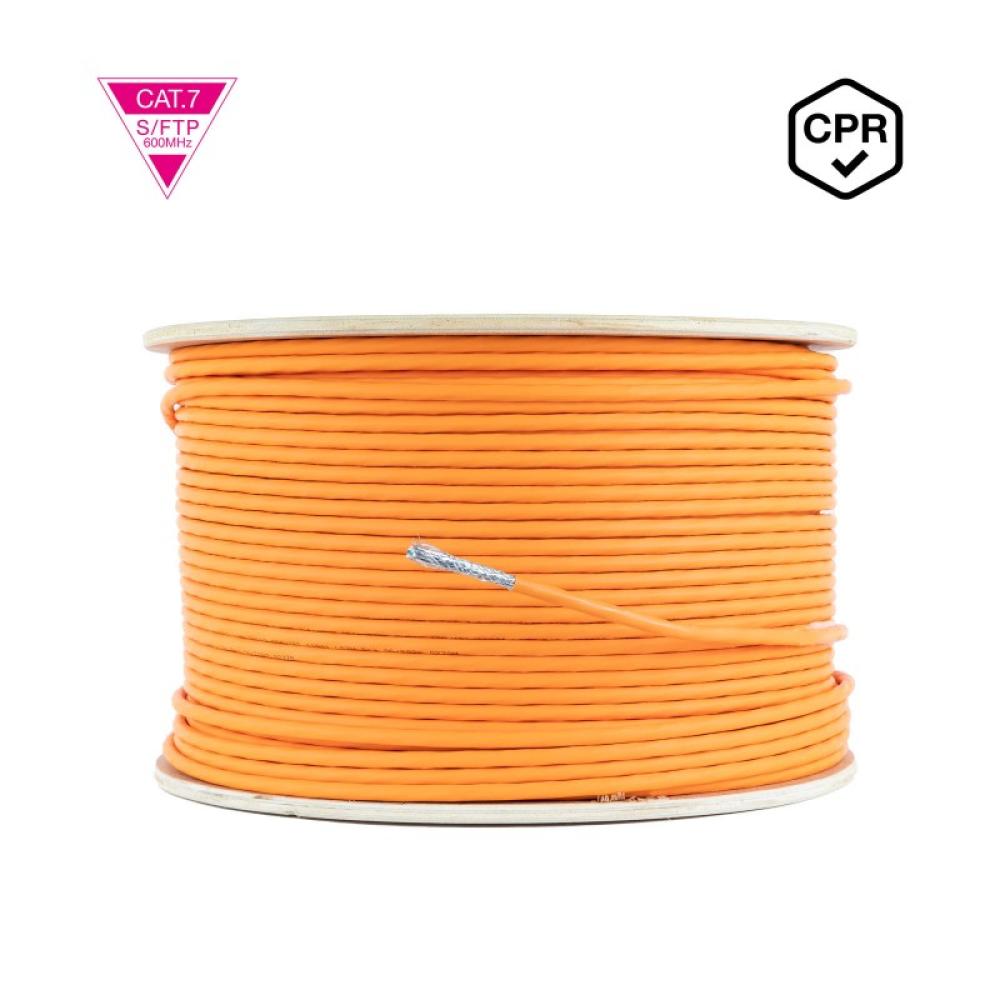 Nanocable - Cable de Red CAT.7 LSZH SFTP PIMF AWG23, Naranja, 305m