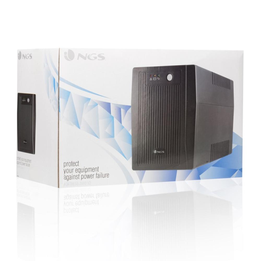 NGS - FORTRESS 2000 V2 En espera (Fuera de línea) o Standby (Offline) 1,5 kVA 900 W 4 salidas AC