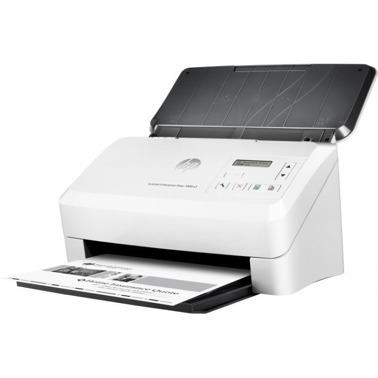 HP - ScanJet Enterprise Flow 7000 s3 Escáner alimentado con hojas 600 x 600 DPI A4 Blanco