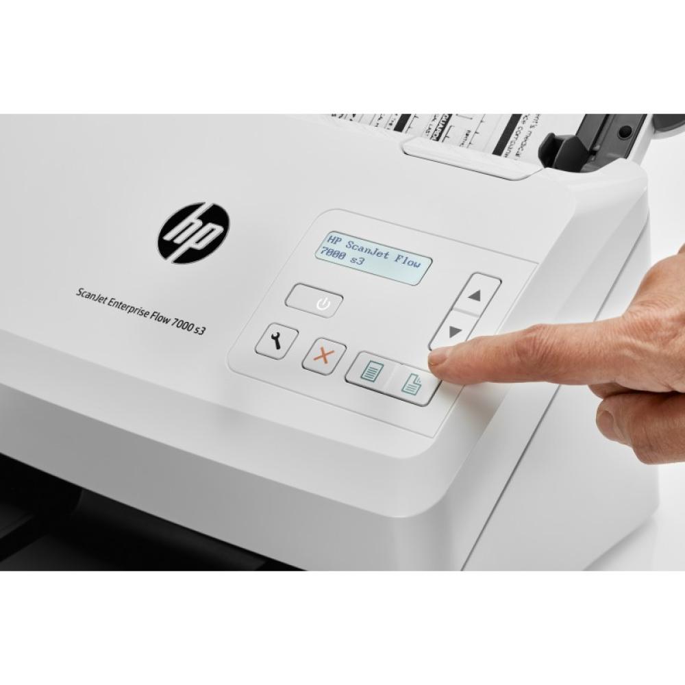 HP - ScanJet Enterprise Flow 7000 s3 Escáner alimentado con hojas 600 x 600 DPI A4 Blanco