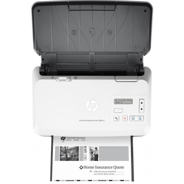 HP - ScanJet Enterprise Flow 7000 s3 Escáner alimentado con hojas 600 x 600 DPI A4 Blanco