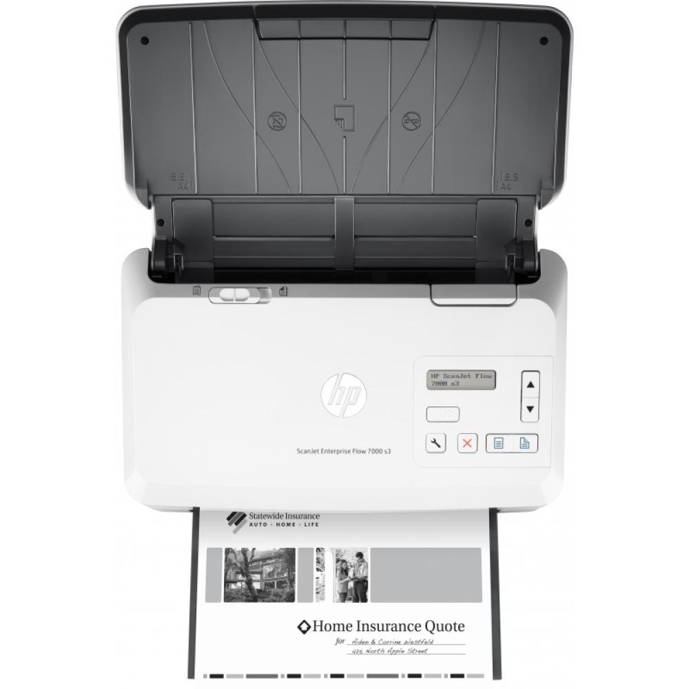 HP - ScanJet Enterprise Flow 7000 s3 Escáner alimentado con hojas 600 x 600 DPI A4 Blanco
