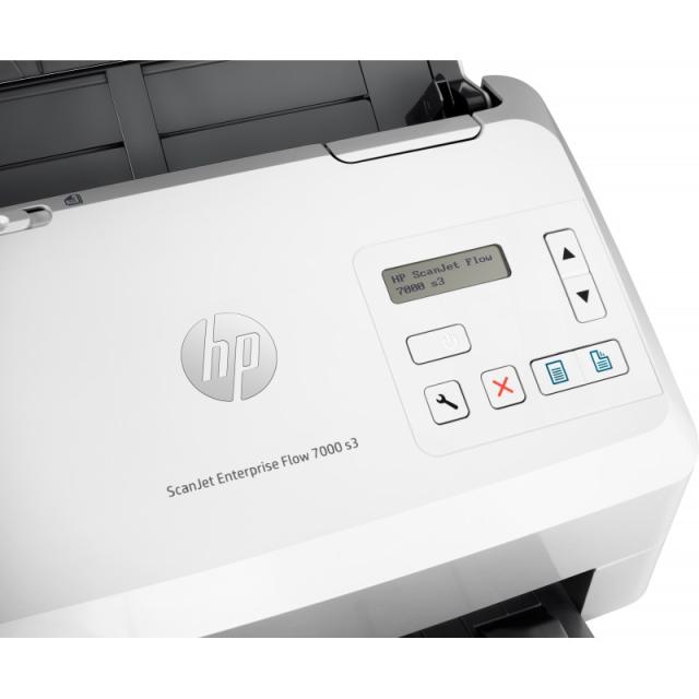 HP - ScanJet Enterprise Flow 7000 s3 Escáner alimentado con hojas 600 x 600 DPI A4 Blanco