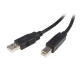 StarTech.com - Cable USB de 1m para Impresora - 1x USB A Macho - 1x USB B Macho - Adaptador Negro