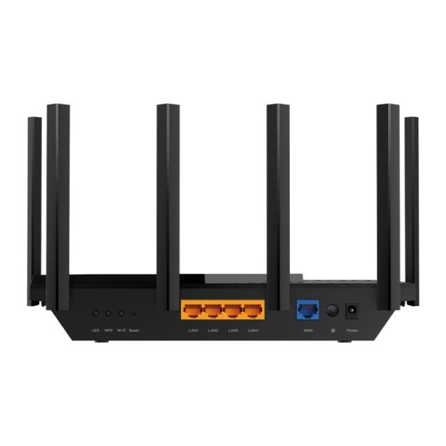 TP-Link - Archer AXE75 router inalámbrico Gigabit Ethernet Tribanda (2.4 GHz / 5 GHz / 6 GHz) Negro