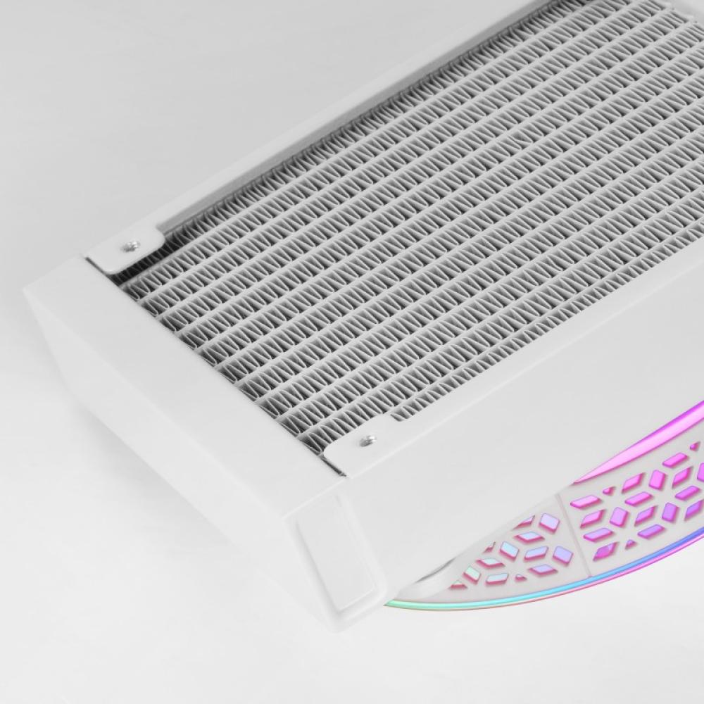 Mars Gaming - ML-ONE120, Refrigeración Líquida CPU, TDP 200 W, Espejo Infinito, Ventilador FRGB Silencioso, Multisoc - MLONE120W