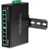 Trendnet - TI-PE80 switch No administrado Fast Ethernet (10/100) Energía sobre Ethernet (PoE) Negro