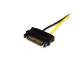StarTech.com - Cable Adaptador 15cm Alimentación SATA a Conector 8 Pines de Corriente de Tarjeta Gráfica PCI Express PCIe
