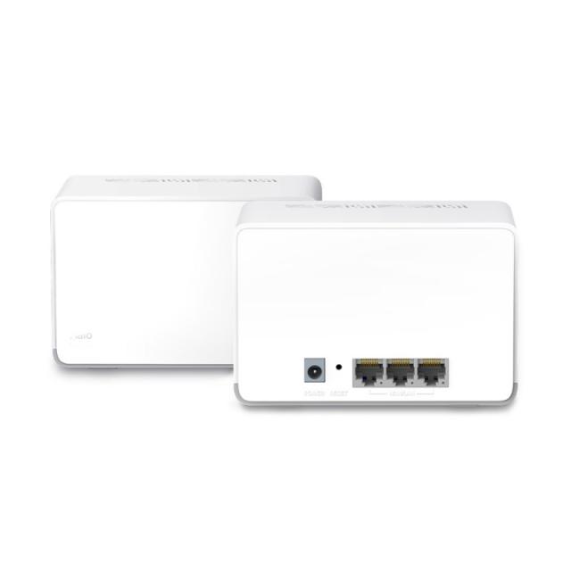 Mercusys - HALO H70X (2-PACK) Doble banda (2,4 GHz / 5 GHz) Wi-Fi 6 (802.11ax) Blanco 3 Interno