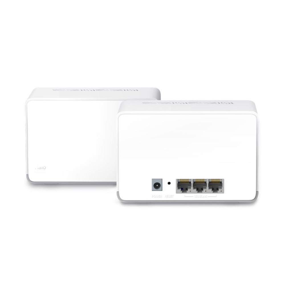 Mercusys - HALO H70X (2-PACK) Doble banda (2,4 GHz / 5 GHz) Wi-Fi 6 (802.11ax) Blanco 3 Interno