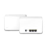 Mercusys - HALO H70X (2-PACK) Doble banda (2,4 GHz / 5 GHz) Wi-Fi 6 (802.11ax) Blanco 3 Interno