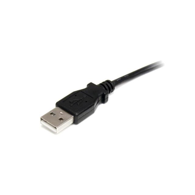 StarTech.com - Cable Adaptador de Alimentación de 90cm USB a Conector Coaxial Tipo H 5V DC - Macho a Macho