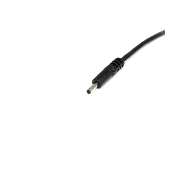 StarTech.com - Cable Adaptador de Alimentación de 90cm USB a Conector Coaxial Tipo H 5V DC - Macho a Macho