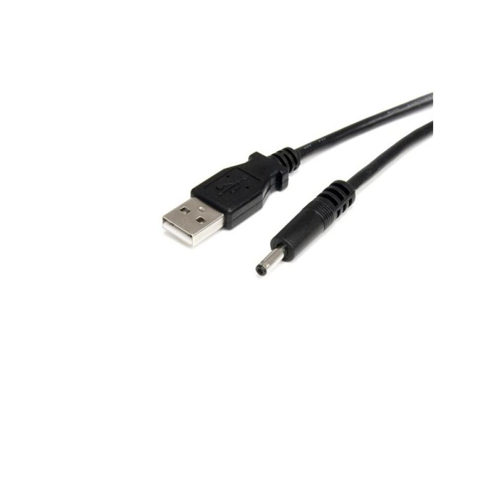 StarTech.com - Cable Adaptador de Alimentación de 90cm USB a Conector Coaxial Tipo H 5V DC - Macho a Macho