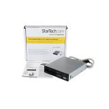 StarTech.com - Adaptador Bahía Frontal 3.5in Lector para Tarjetas Memoria Flash SD CF SDHC XD M2 MS 22 en 1