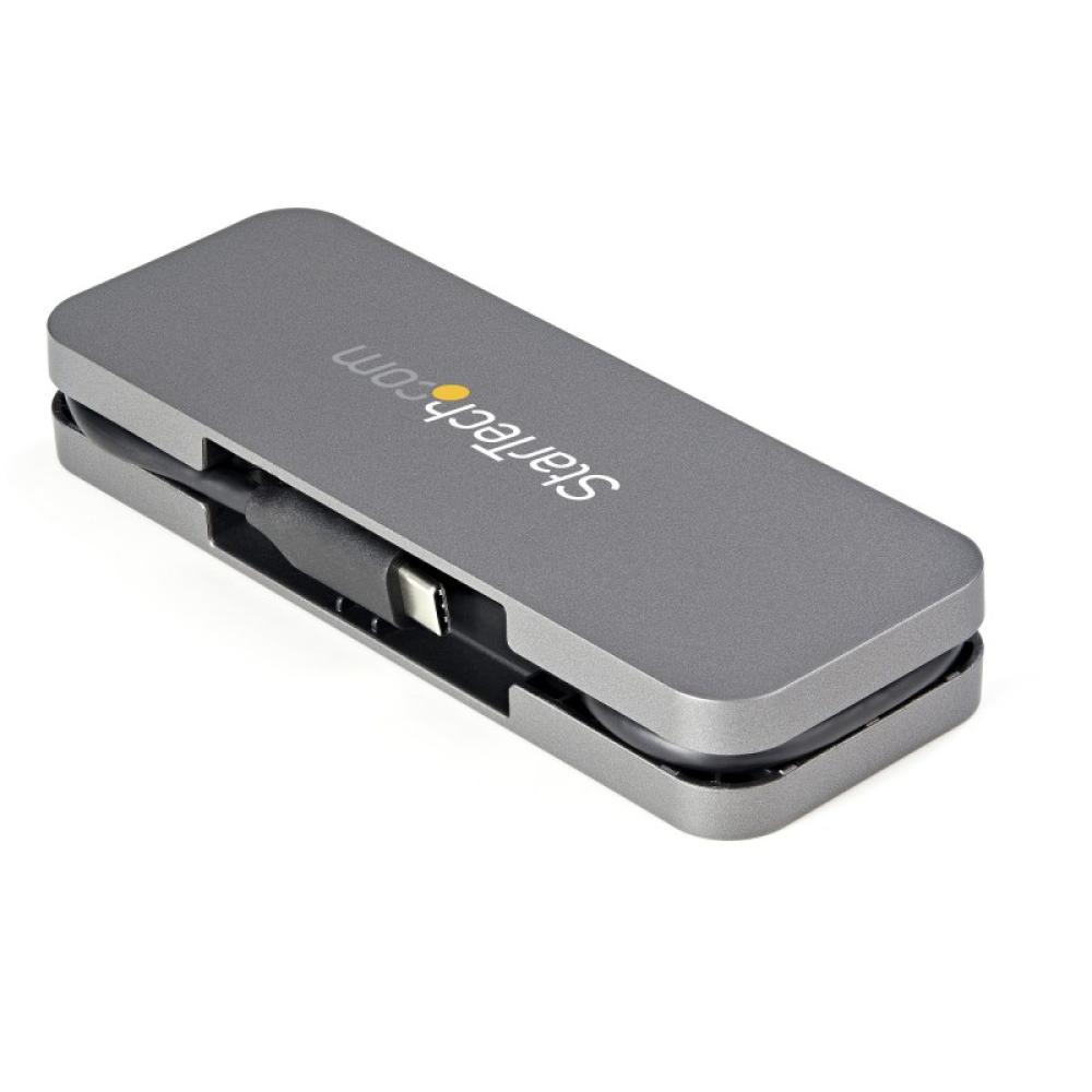 StarTech.com - Hub USB C de 4 Puertos - 3 USB-A 1 USB-C - Ladrón USB 3.0 Tipo C (USB 3.2 Gen 1) - Alimentado por el Bus - Hub Ad