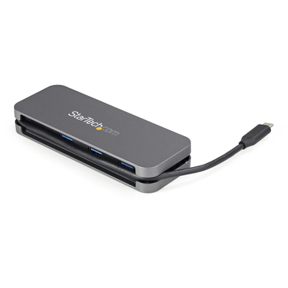 StarTech.com - Hub USB C de 4 Puertos - 3 USB-A 1 USB-C - Ladrón USB 3.0 Tipo C (USB 3.2 Gen 1) - Alimentado por el Bus - Hub Ad
