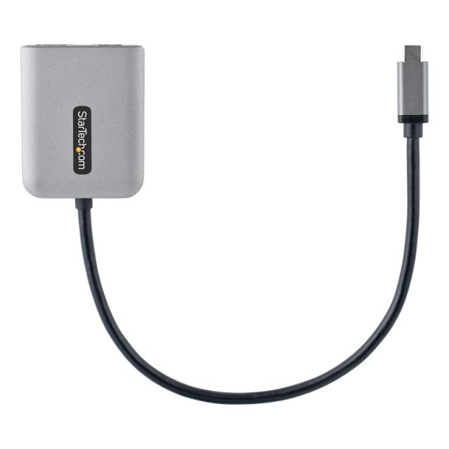 StarTech.com - Adaptador USB-C a HDMI Doble - Hub MST USB Tipo C - Divisor Extensor de Monitor HDMI 4K 60Hz para Portátil - HDR