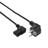 Ewent - EC1910 cable de transmisión Negro 1,8 m C13 acoplador Enchufe tipo F