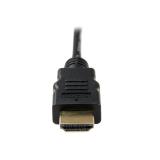 StarTech.com - Cable de 2m Micro HDMI a HDMI con Ethernet - Vídeo de 4K a 30Hz - Cable Adaptador Conversor Micro HDMI Tipo D de
