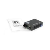 LevelOne - Convertidor SC SMF 10/100BASE-TX a 100BASE-FX PoE PD