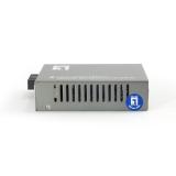 LevelOne - Convertidor SC SMF 10/100BASE-TX a 100BASE-FX PoE PD