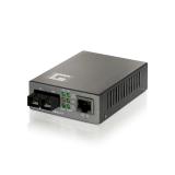 LevelOne - Convertidor SC SMF 10/100BASE-TX a 100BASE-FX PoE PD