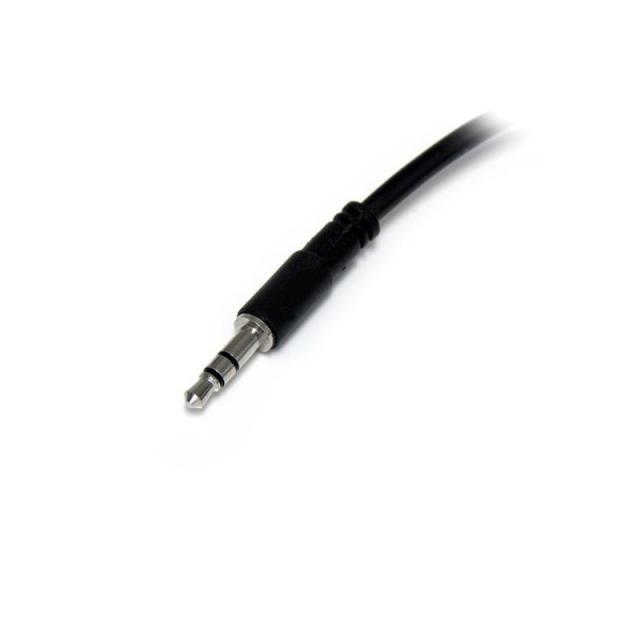 StarTech.com - Adaptador Divisor de Auriculares Mini-Jack 3,5mm 3 pines Macho a 2x Mini-Jack 3 pines Hembra