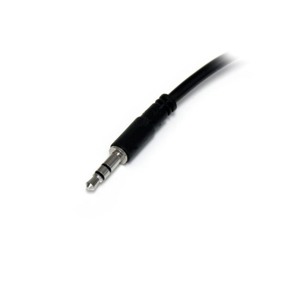 StarTech.com - Adaptador Divisor de Auriculares Mini-Jack 3,5mm 3 pines Macho a 2x Mini-Jack 3 pines Hembra