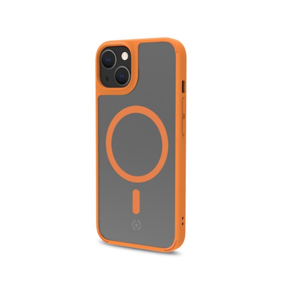 Celly - Magmatt funda para teléfono móvil 15,5 cm (6.1") Transparente, Amarillo - MAGMATT1024YL