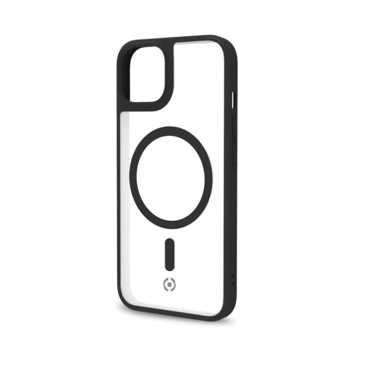 Celly - Magmatt funda para teléfono móvil 17 cm (6.7") Negro, Transparente