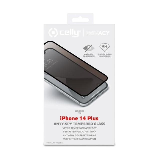 Celly - PRIVACYF1026BK protector de pantalla o trasero para teléfono móvil Apple 1 pieza(s)