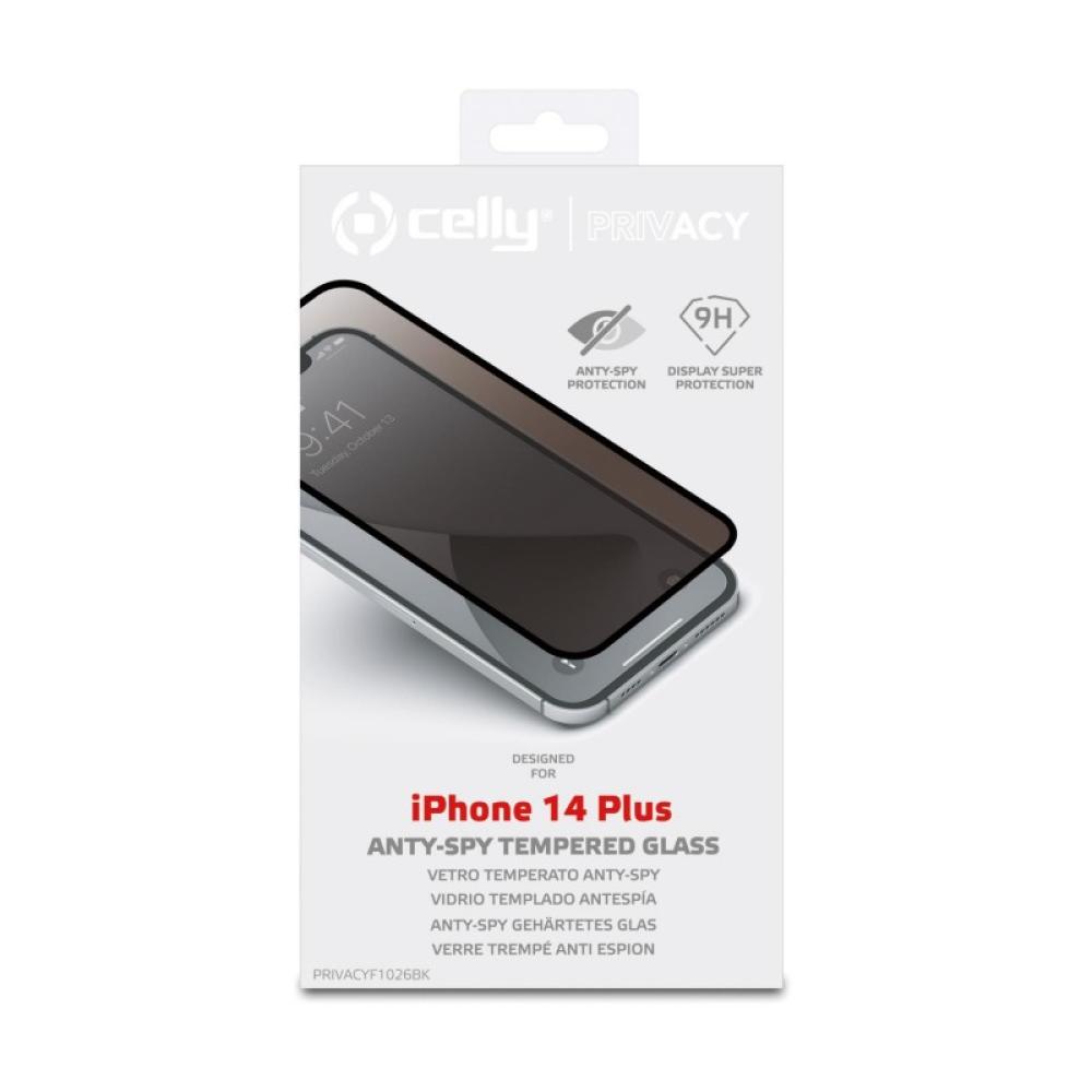 Celly - PRIVACYF1026BK protector de pantalla o trasero para teléfono móvil Apple 1 pieza(s)